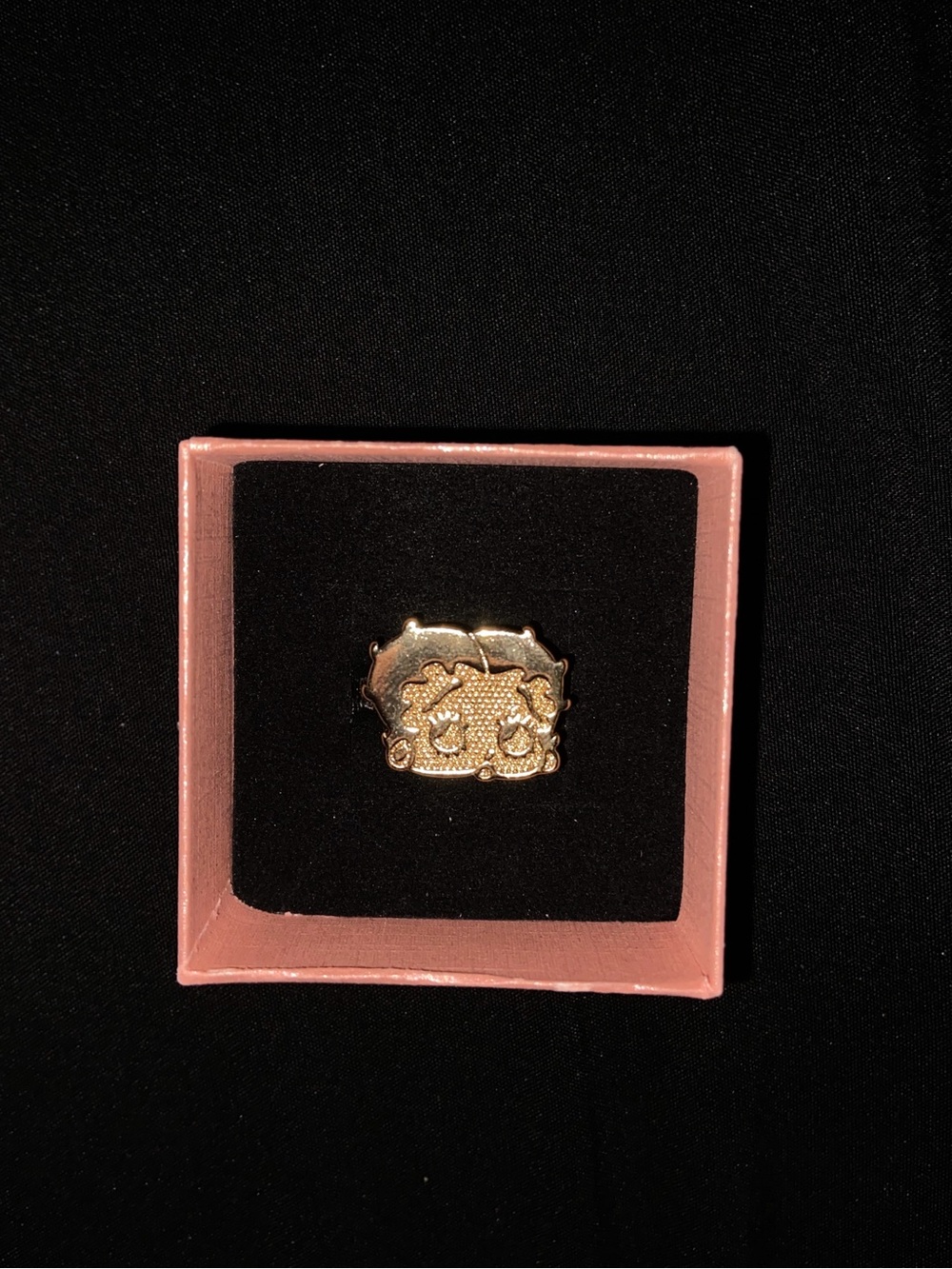 Gold Betty Boop Ring - Cute Character Accessory